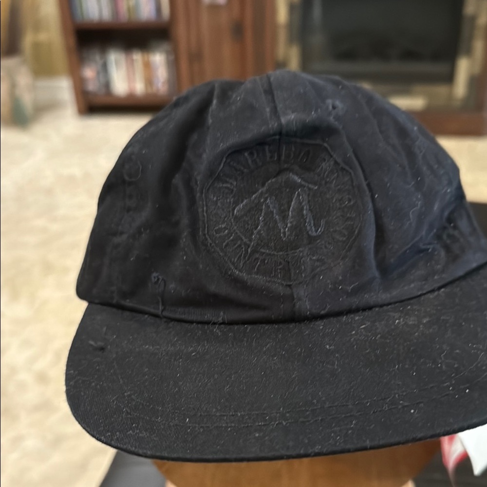 Marlboro Black Corduroy Baseball Cap